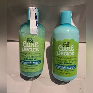 Curl Peace Ultimate Detangling Shampoo and Conditioner Set - Green